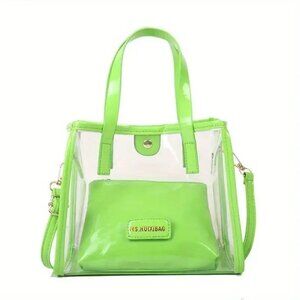 Green Clear Handbag